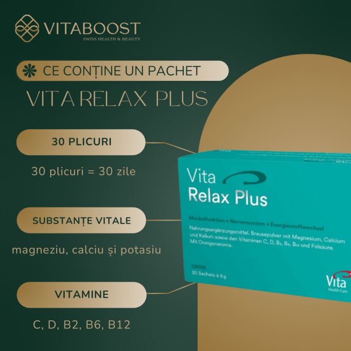 Vita Relax Plus Drink - Supliment pentru Funcția Musculară și Sistemul Nervos [4]