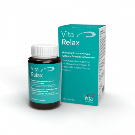 Muschi si sistem nervos - Vita Relax - Supliment Mușchi și Sistem Nervos cu Magneziu și Vitamine