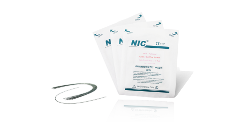 Arcuri ortodontice - Arc ortodontic NiTi termal rectangular inferior set 10 buc.