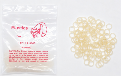 Diverse - Elastice, punga x 100 buc. 3.2 mm(veverita)
