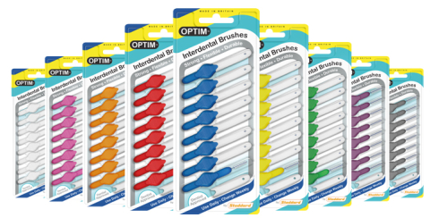 Periute interdentare OPTIM 0.45 mm portocalii, blister x 8 buc. [1]