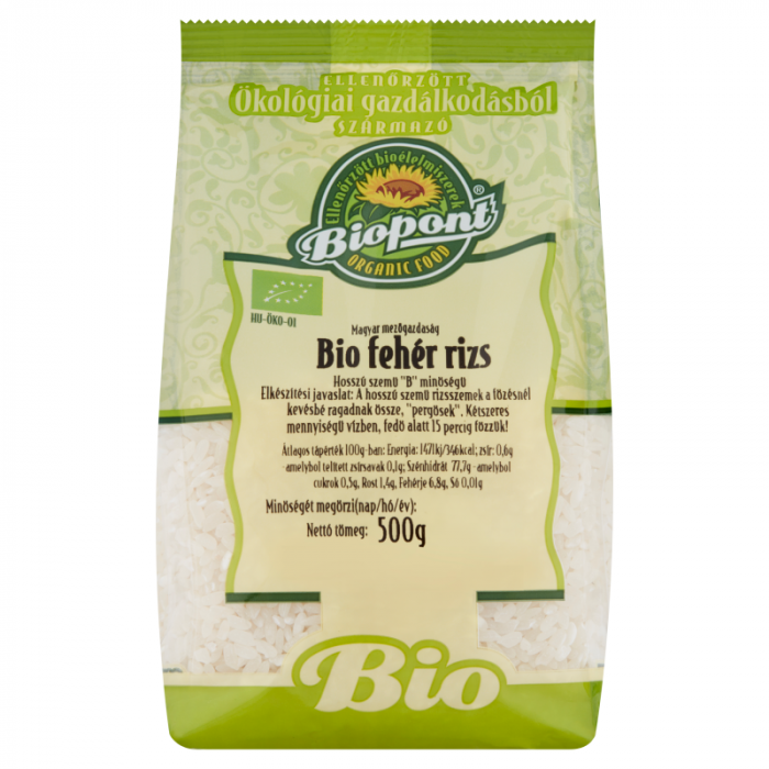 Biopont Orez alb bio cu bob lung 500g [1]