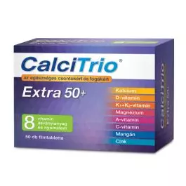 CalciTrio Extra 50+ – Supliment pentru femei peste 50 ani, cu calciu, magneziu și vitamine – 50 tablete [1]