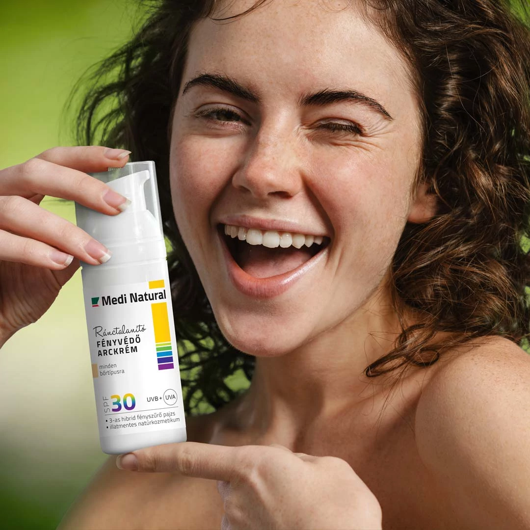 MediNatural Cremă antirid cu SPF30 – protecție solară UVA/UVB , 50ml [2]