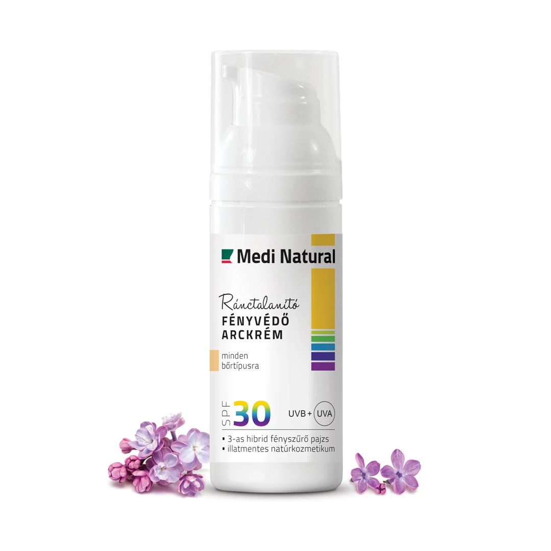MediNatural Cremă antirid cu SPF30 – protecție solară UVA/UVB , 50ml [3]