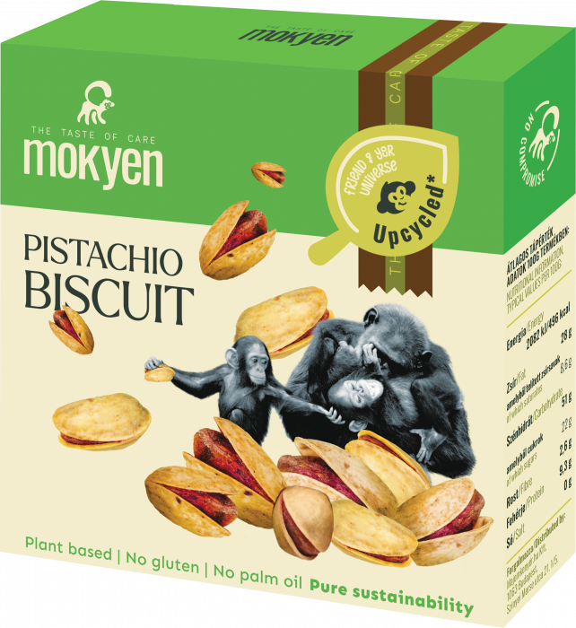 Mokyen Upcycled Biscuit cu fistic – 50g [1]