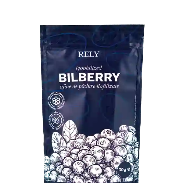 Fructe liofilizate , seminte - Afine de Padure Liofilizate, 30g Rely