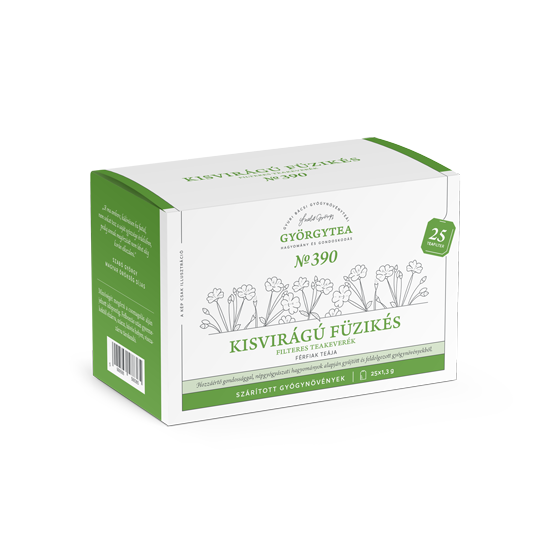 Produse - Amestec de ceai de Pufulița cu flori mici, 25 plicuri x 1,3g (Györgytea)