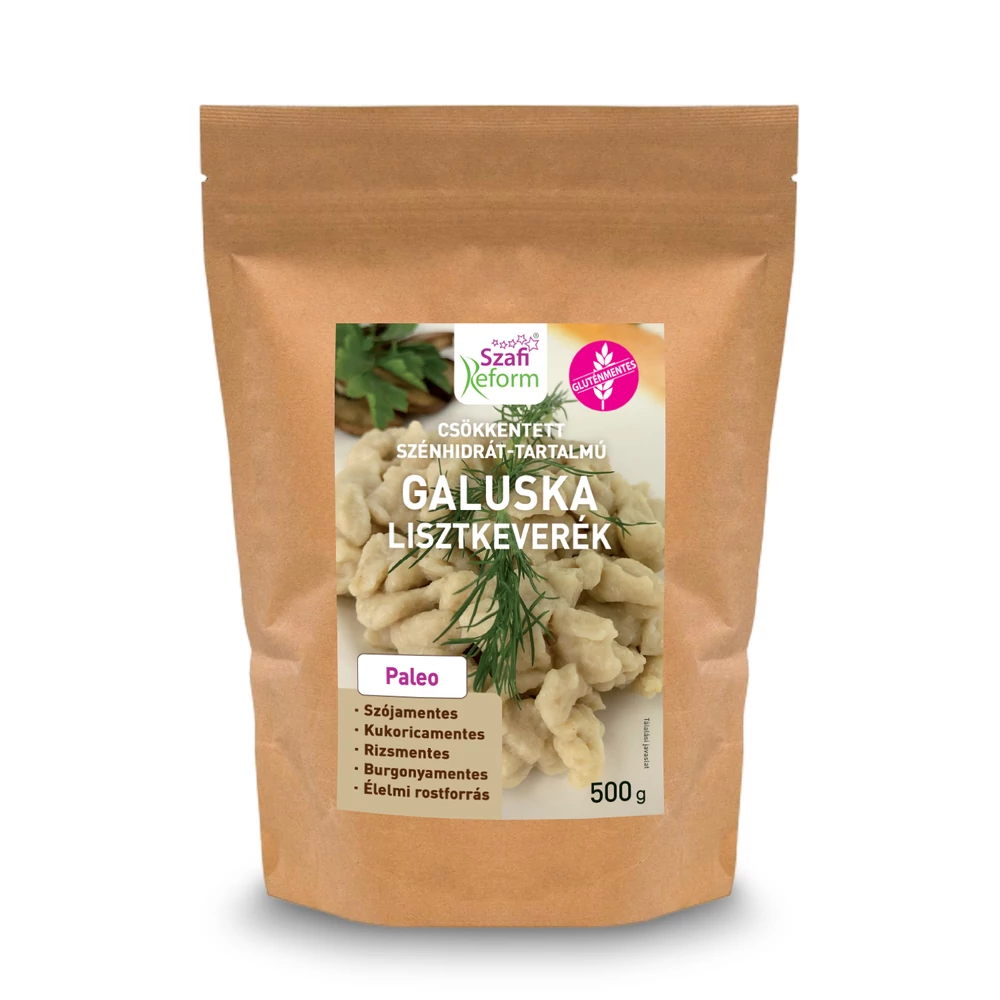 Produse - Amestec de faina fara gluten pentru galuste cu nivel redus de carbohidrati Szafi Reform 500G