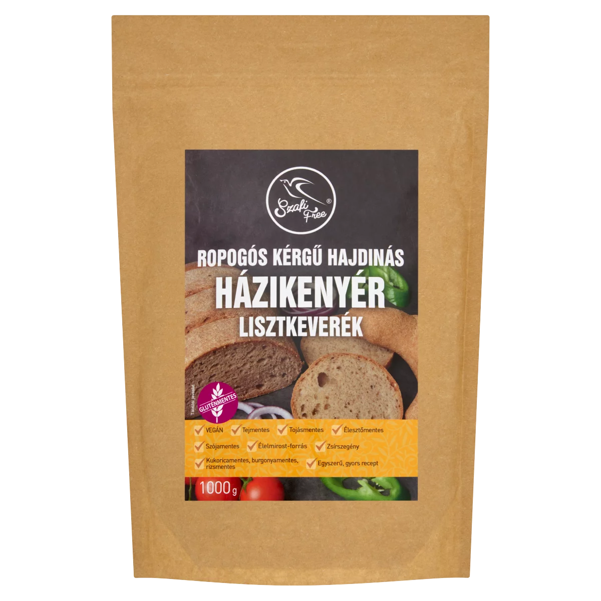 Produse - Amestec de faina fara gluten pt paine de casa cu coaja crocanta Szafi Free 1000G
