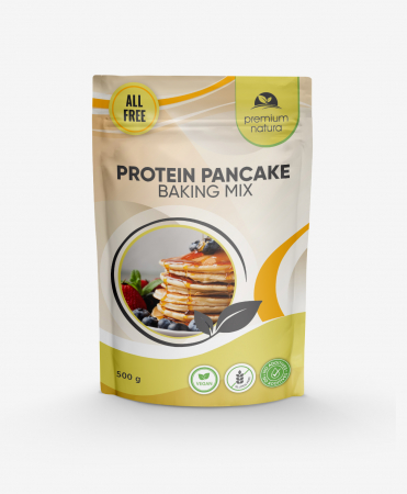 Produse - Amestec de făină pentru clătite cu proteina ridicata fără gluten Premium Natura