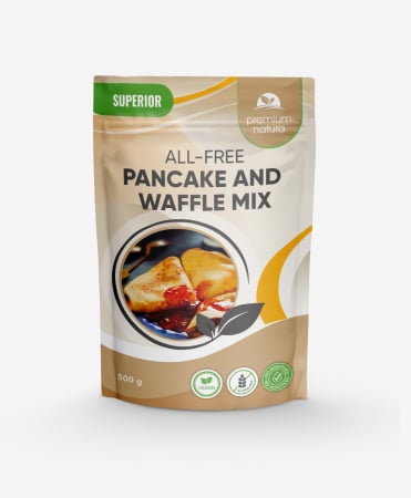 Produse - Amestec de făină pentru clătite fără gluten 500g Premium Natura
