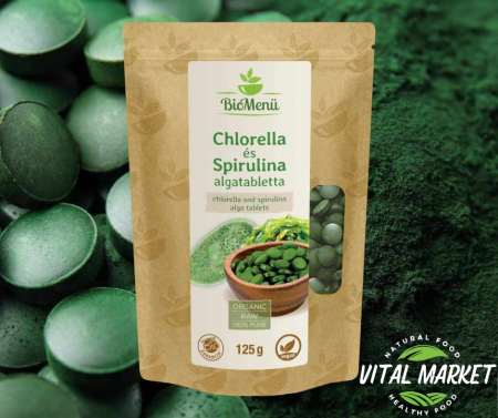Produse - Biomenu chlorella si spirulina 250buc