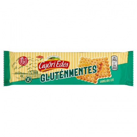 Dulciuri - Biscuiti fara gluten cu vanilie, Gyori Edes 75g
