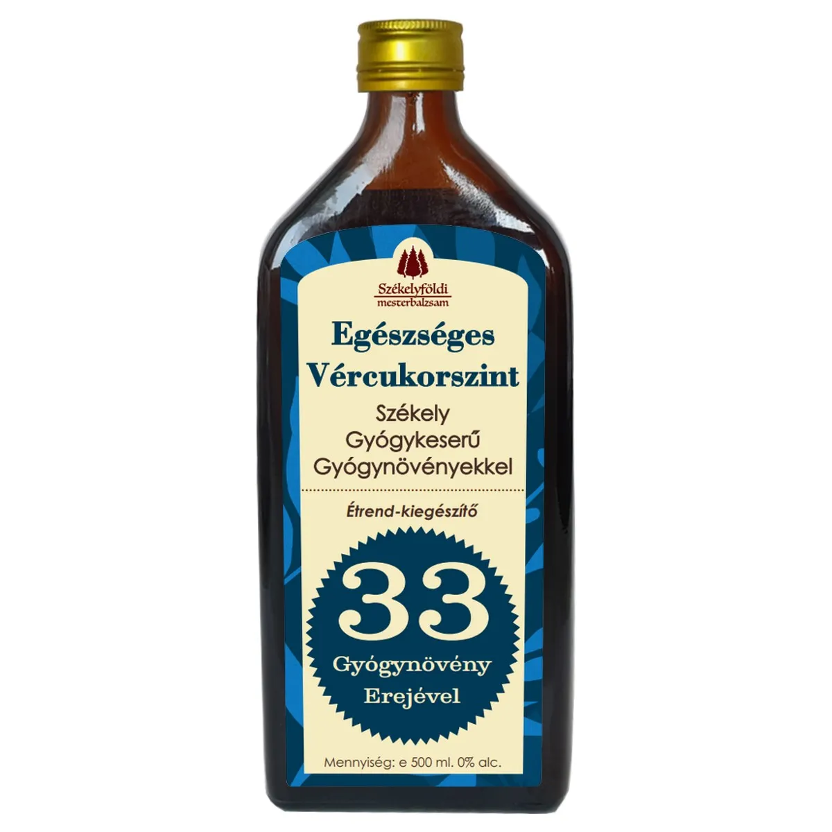 Szekelyfoldi mesterbalzsam - Bitter Secuiesc – Glicemie Echilibrată (500 ml)