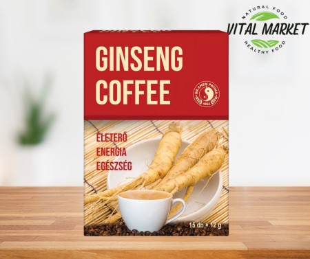 Cafea- Cicoare - Cafea Instant cu Extract de Ginseng, 15 Plicuri, 180g