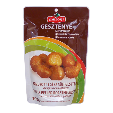 Alimente fără gluten - Castane decojite si prajite 100g Maroni