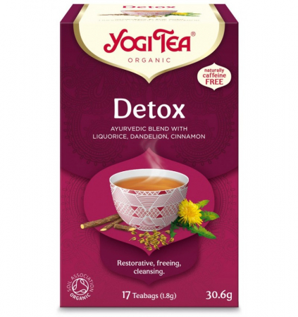 Produse - Ceai bio Detoxifiant, 17 pliculete x 1.8g, (30.6g) Yogi Tea