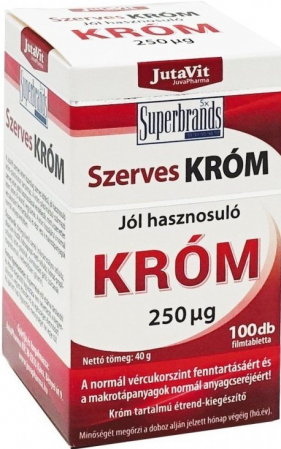 Produse - Crom organic 100tb Jutavit