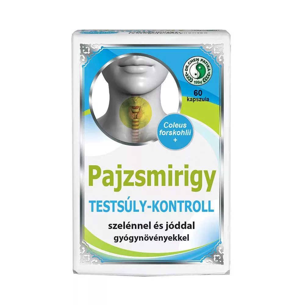 Produse - Dr. Chen Tiroidian Controlul Greutății 60 capsule – Supliment pentru Echilibrul Metabolic