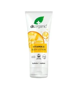 Îngrigire piele - Dr. Organic loțiune de corp bio cu vitamina E, 200ml