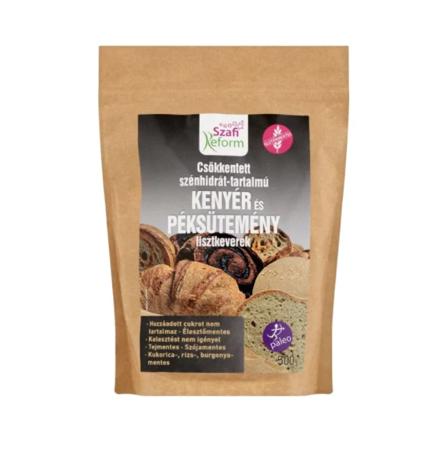 Produse - Faina Pentru Paine Si Produse De Panificatie Cu Carbohidrati Redusi 1kg Szafi Reform