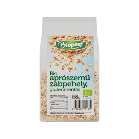 Produse - Fulgi de ovăz mărunți bio fără gluten 300g