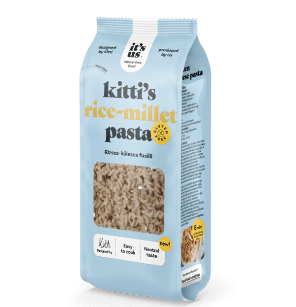 Produse - Fusilli fara Gluten cu Orez si Mei Kitti's 200g