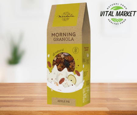 Vegan - Granola cu mere, nuci și scorțișoară – Apple Pie Granola – fără gluten – 300g