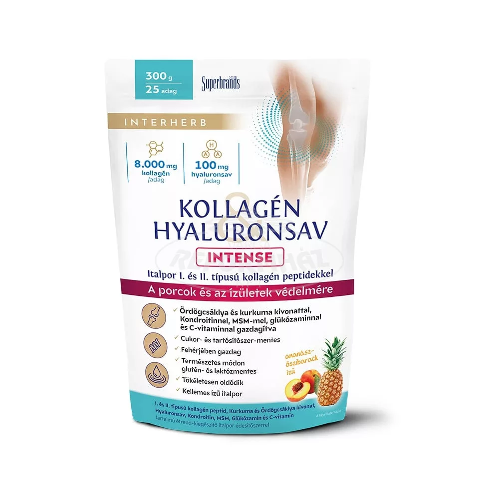 Produse - Pulbere pentru susținerea articulațiilor cu colagen si hyaluron  intense Interherb