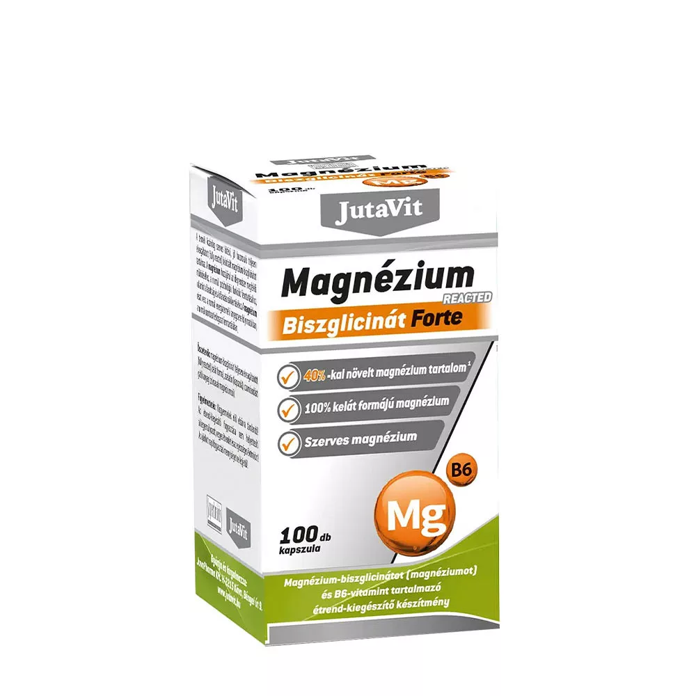 Produse - JutaVit Bisglicinat de Magneziu Forte + B6 100 capsule