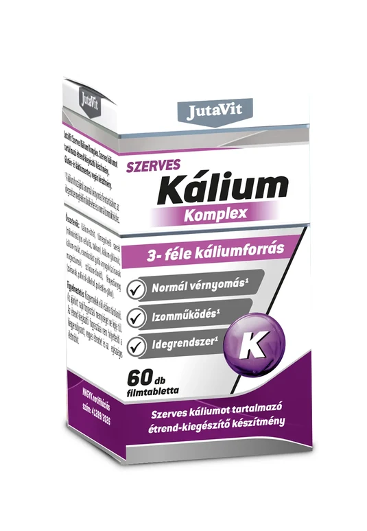 Produse - JutaVit Complex de Potasiu Organic 60tb