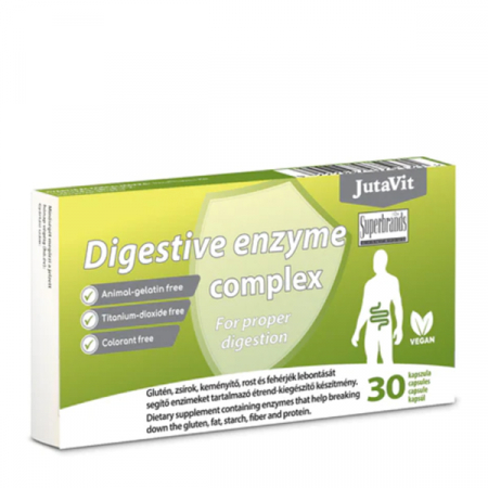 Produse naturiste, terapeutice - Jutavit Digestive enzyme 30cps