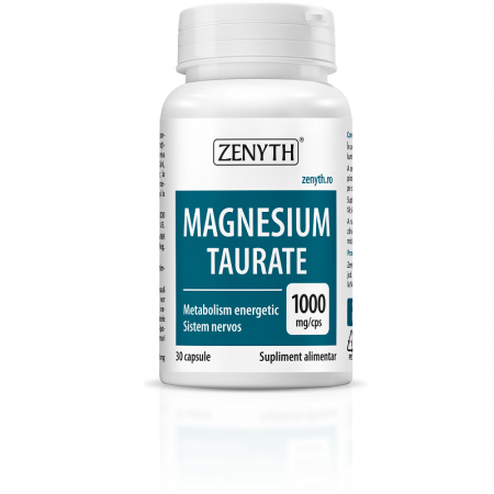 Vitamine , minerale - Magnesium Taurate, 30 capsule, Zenyth