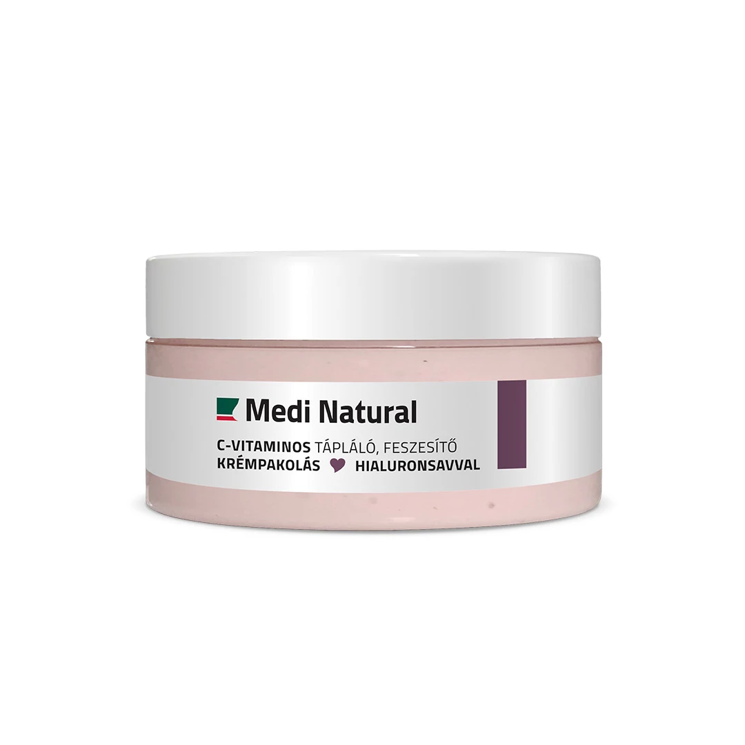 MediNatural - MediNatural Cremă-mască nutritivă și fermizantă cu Vitamina C și Acid Hialuronic 100ml