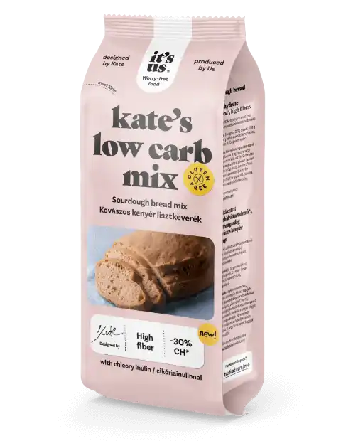 Produse - Mix Faina Fara Gluten Low Carb Pentru Paine cu maia Kate's 500gr It's Us