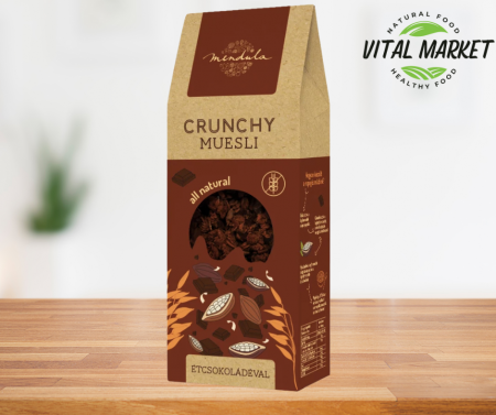 Vegan - Musli crocant cu ciocolată neagră și cocos – fără gluten – 300g