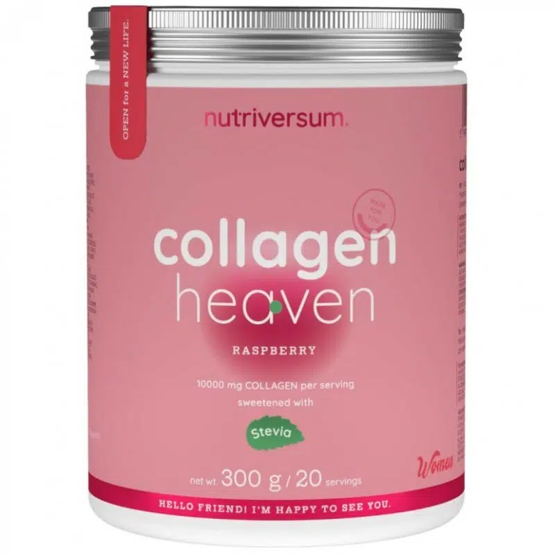 Colagen - Nutriversum Collagen Heaven – Zmeură cu stevia, 300g