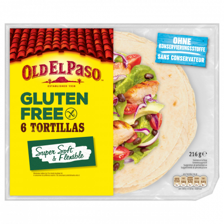 Produse - Old El Paso Tortilla fără gluten (216g)
