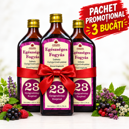 Suplimente & Superalimente - Pachet Promotional Bitter Fără Alcool pentru  Siluetă Sănătoasă (500 ml) 3buc