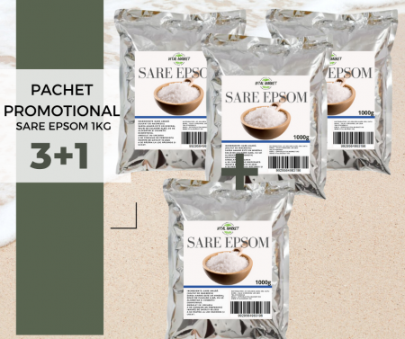 Produse - Pachet promotional Sare epsom 1kg  3+1