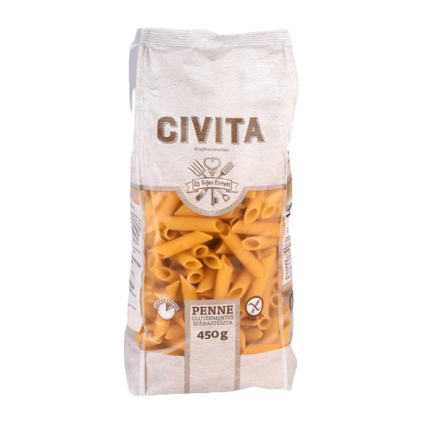 Produse - Paste Fara Gluten Din Porumb Penne 450gr Civita