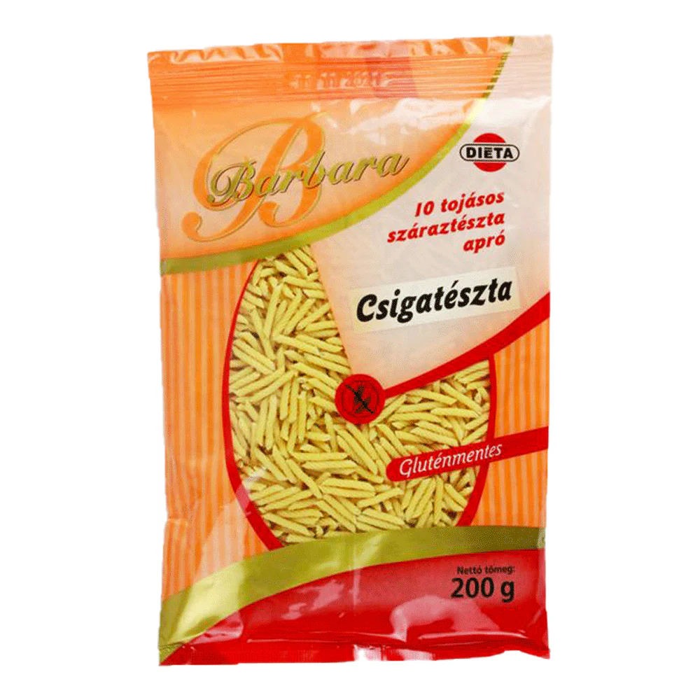 Produse - Paste Fara Gluten Melcisori 200gr Barbara