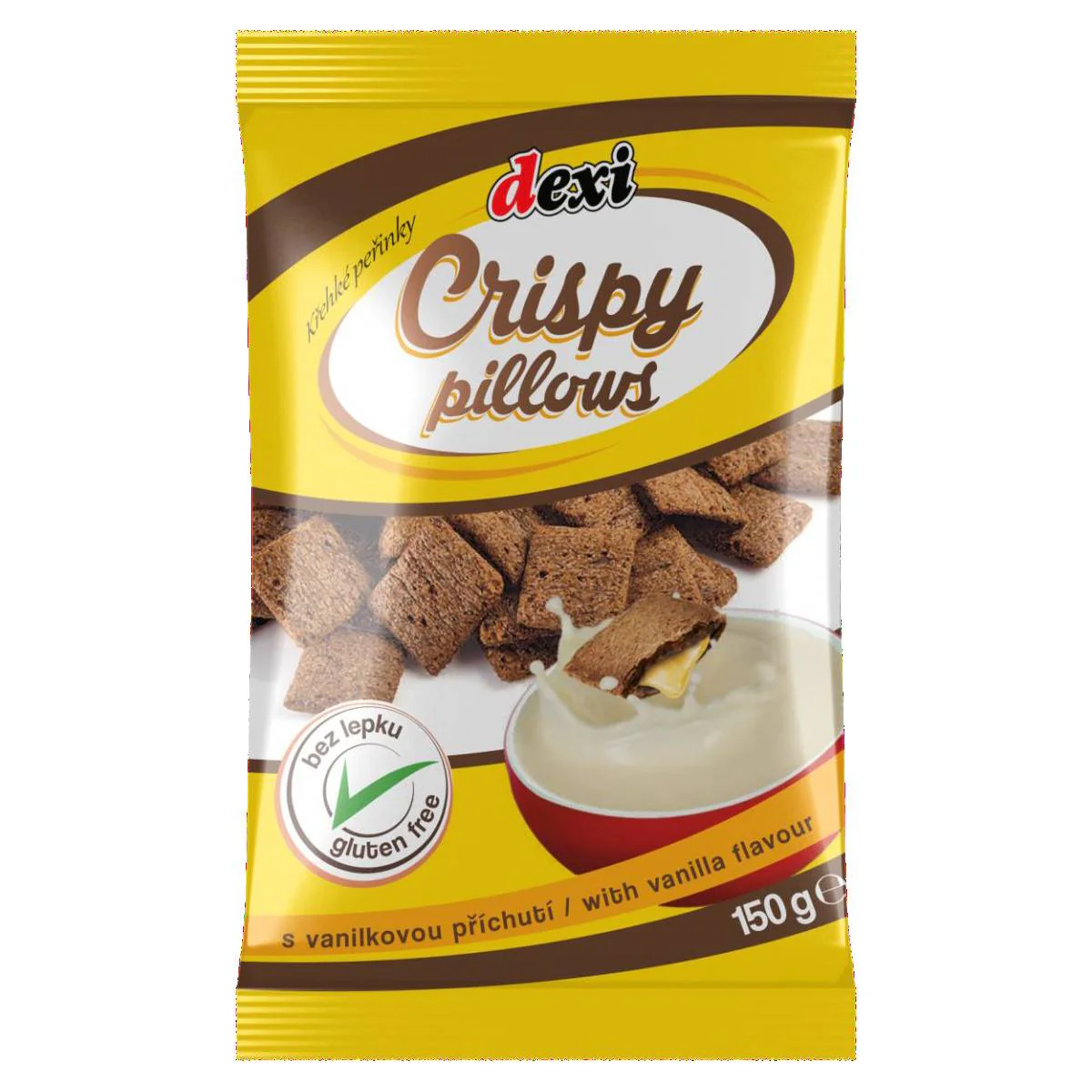 Produse - Pernite Cu Umplutura De Vanilie Fara Gluten 150g Dexi