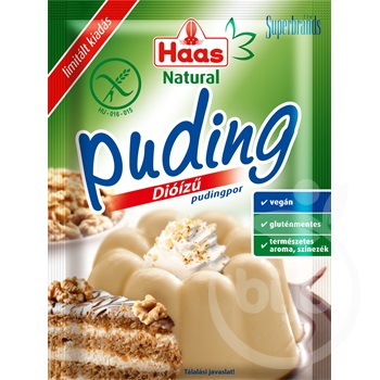 Produse - Praf de budinca cu gust de nuca fara gluten, 40 g, Haas Natural
