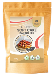 Produse - Premium Natura Făină pentru prăjitură fără gluten, lapte, zahăr 500g