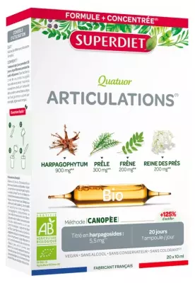 Produse - Superdiet protocol pentru articulatii cu Gheara Diavolului Bio 20 Fiole