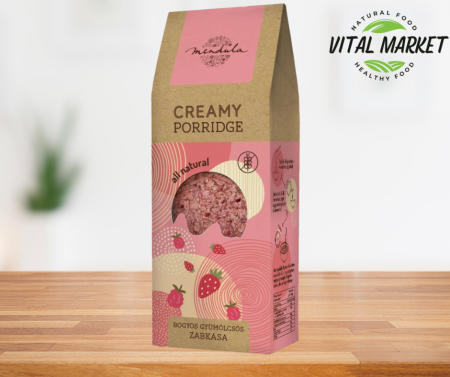 Vegan - Terci de ovăz cu căpșuni și zmeură – fără gluten – 400g