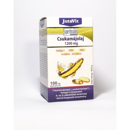 Vitamine , minerale - Ulei de ficat de cod 1200mg 100b