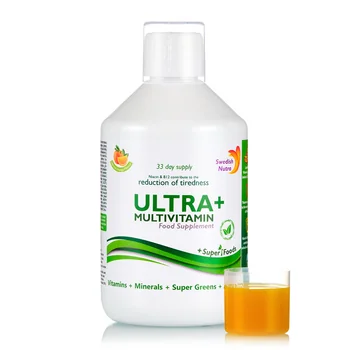 Produse - Ultra+ Detox Multivitamine cu 63 de ingrediente, 500ml, Swedish Nutra